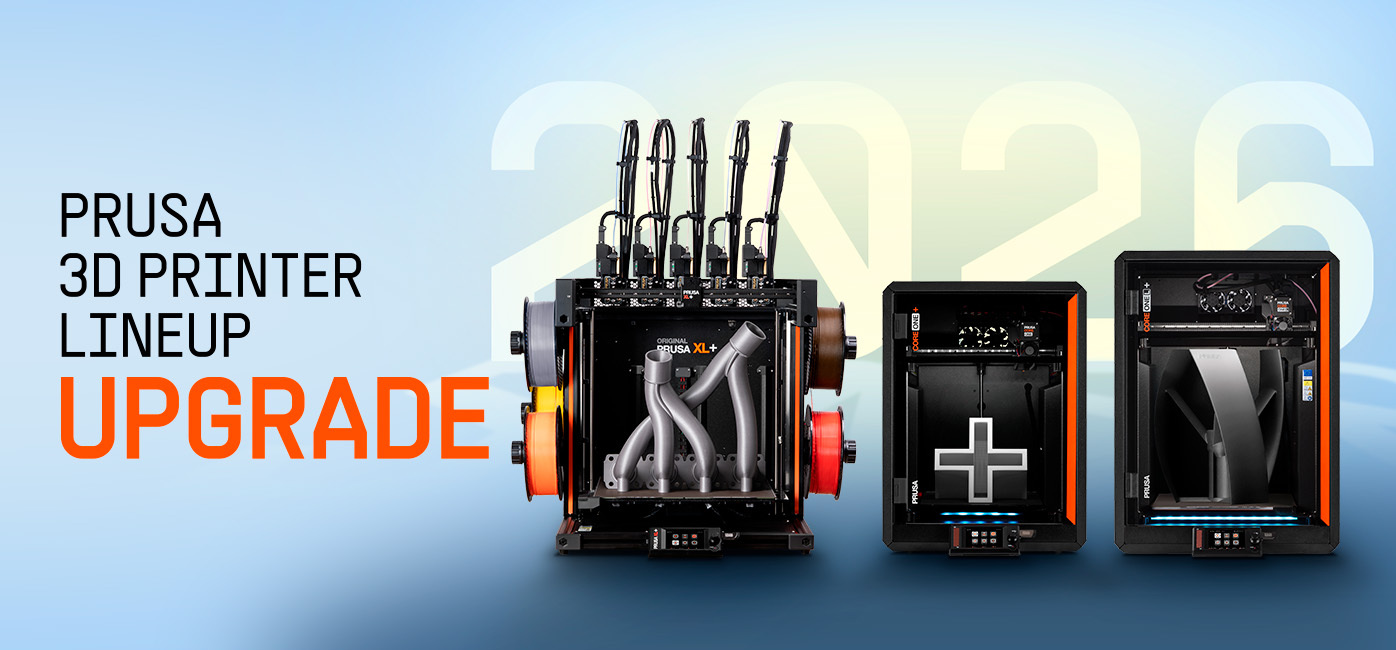 Prusa 3D printer lineup upgrade